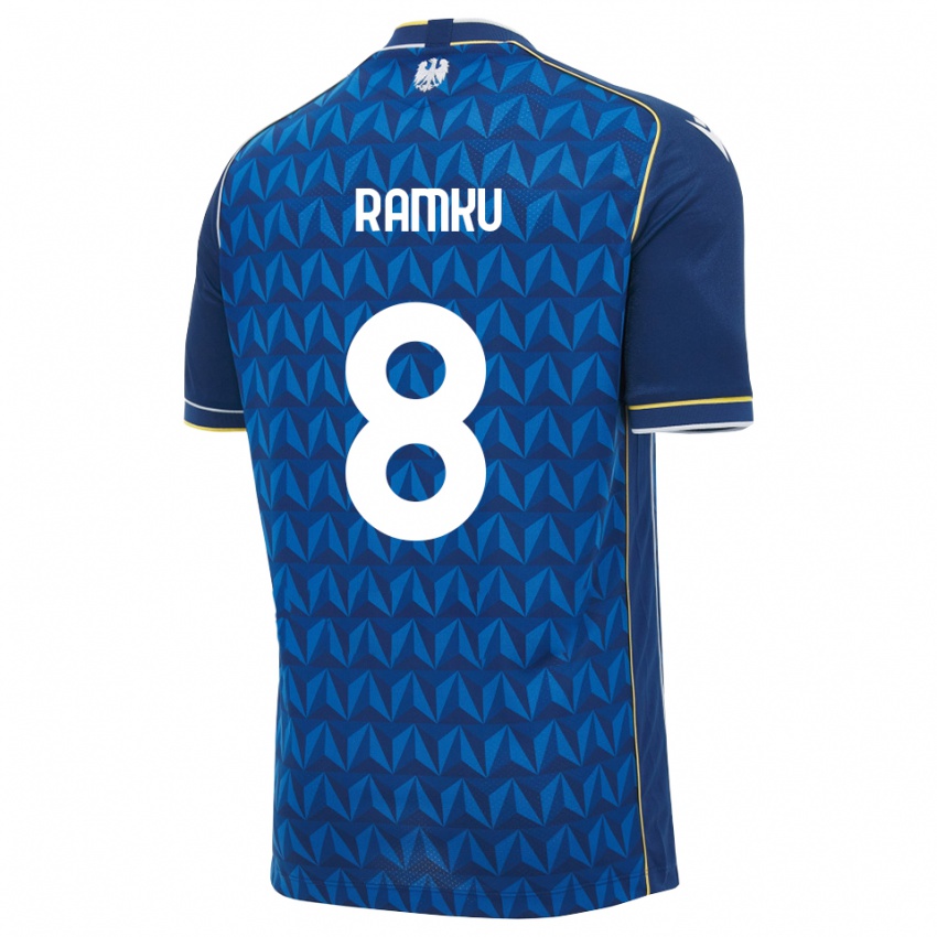 גברים Alex Ramku #8 כחול מלכותי כחול הרחק ג'רזי 2026/27 חולצה קצרה