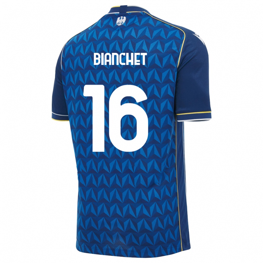 גברים Alessandro Bianchet #16 כחול מלכותי כחול הרחק ג'רזי 2026/27 חולצה קצרה