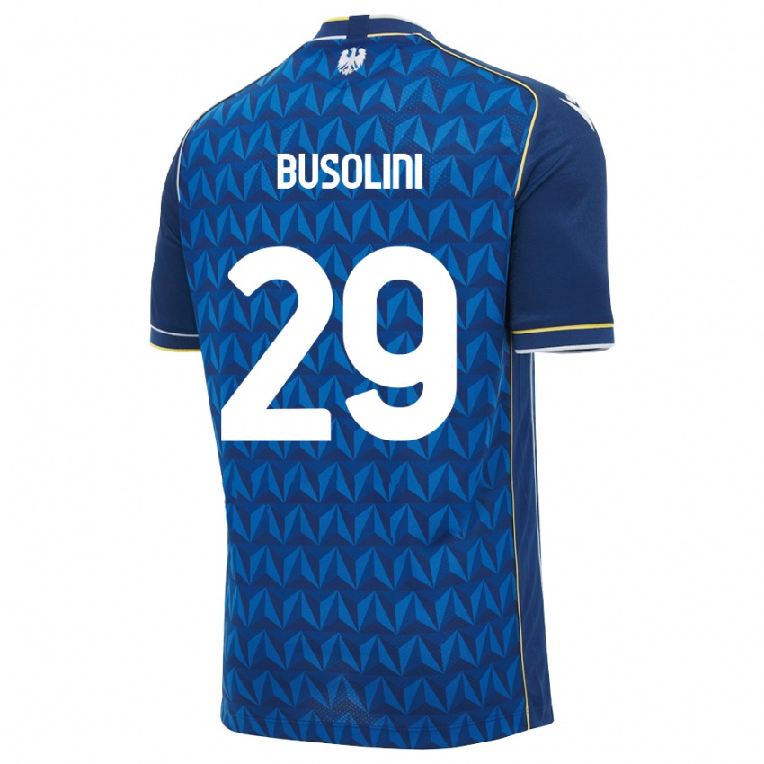 גברים Alessandro Busolini #29 כחול מלכותי כחול הרחק ג'רזי 2026/27 חולצה קצרה