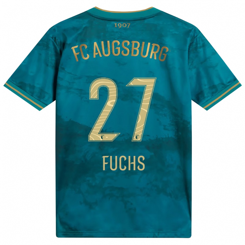 גברים Nina Fuchs #27 ירוק חום הרחק ג'רזי 2026/27 חולצה קצרה