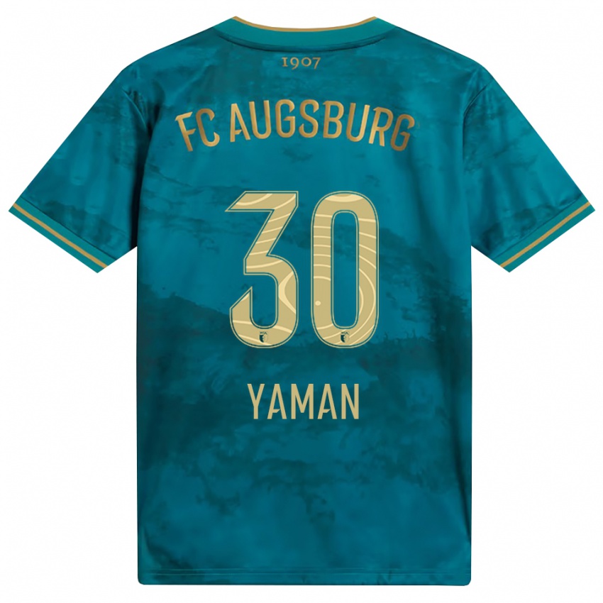 גברים Kerim Yaman #30 ירוק חום הרחק ג'רזי 2026/27 חולצה קצרה