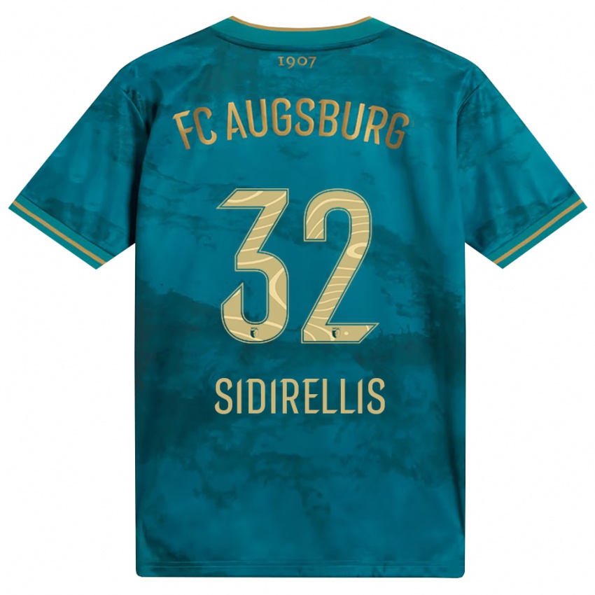 גברים Konstantinos Sidirellis #32 ירוק חום הרחק ג'רזי 2026/27 חולצה קצרה