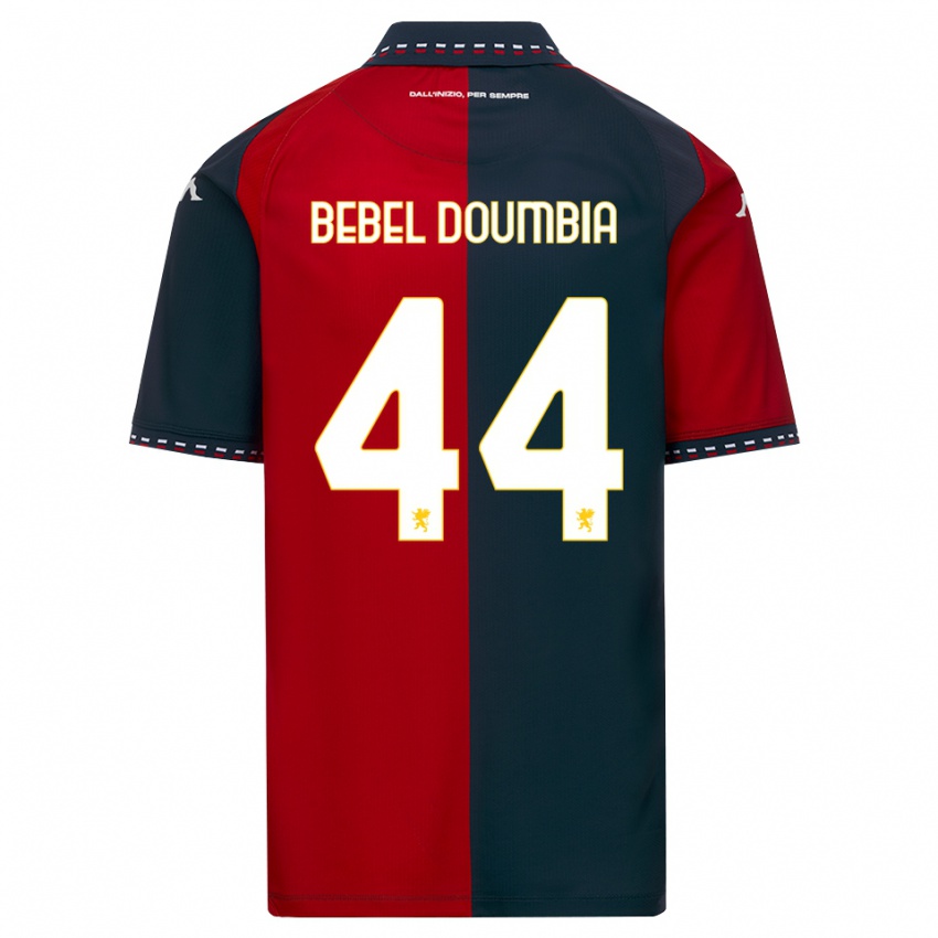 נשים Chec Bebel Doumbia #44 אדום שחור לבן ג'רזי ביתית 2026/27 חולצה קצרה