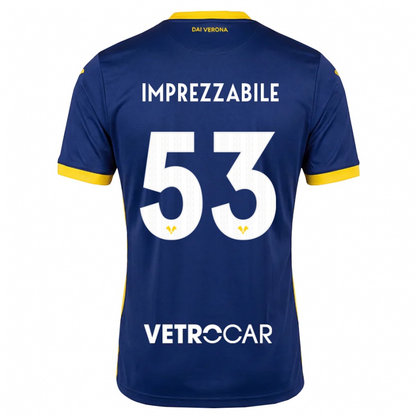 נשים Francesca Imprezzabile #53 כחול מלכותי צהוב לבן ג'רזי ביתית 2026/27 חולצה קצרה