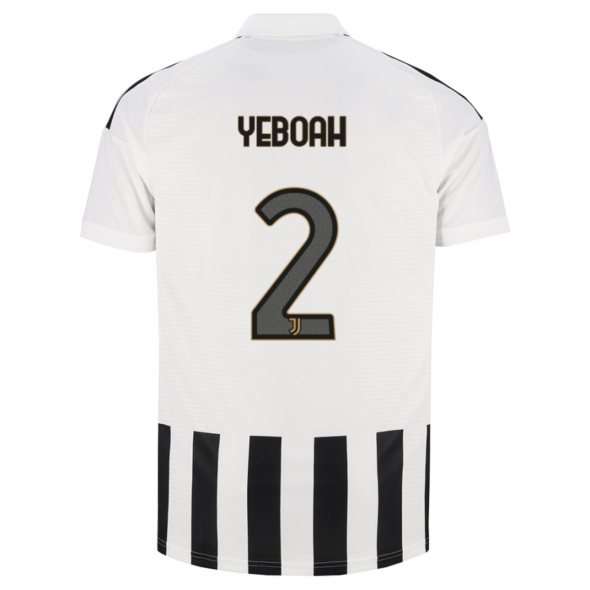 נשים Christian Yeboah #2 שחור לבן חום ג'רזי ביתית 2026/27 חולצה קצרה
