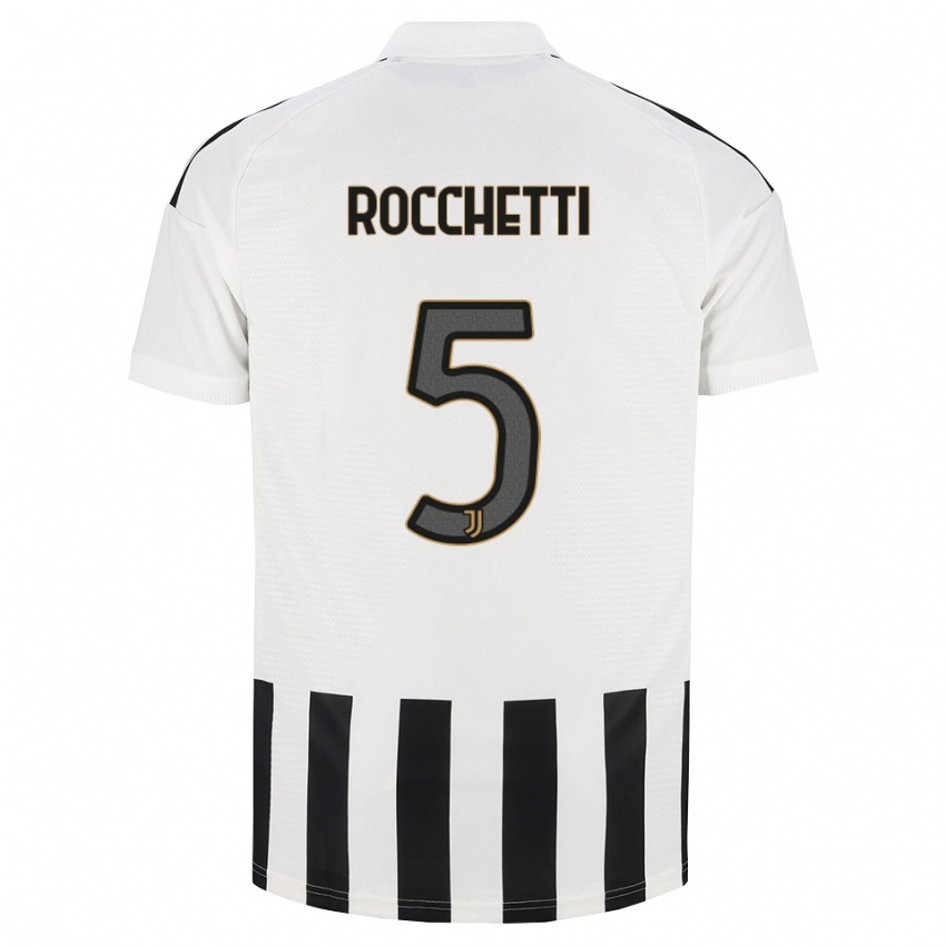 נשים Edoardo Rocchetti #5 שחור לבן חום ג'רזי ביתית 2026/27 חולצה קצרה