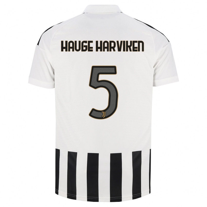 נשים Mathilde Hauge Harviken #5 שחור לבן חום ג'רזי ביתית 2026/27 חולצה קצרה