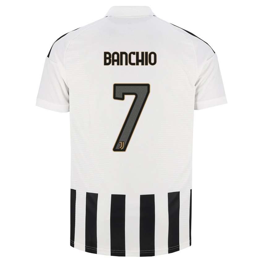 נשים Gianluca Banchio #7 שחור לבן חום ג'רזי ביתית 2026/27 חולצה קצרה