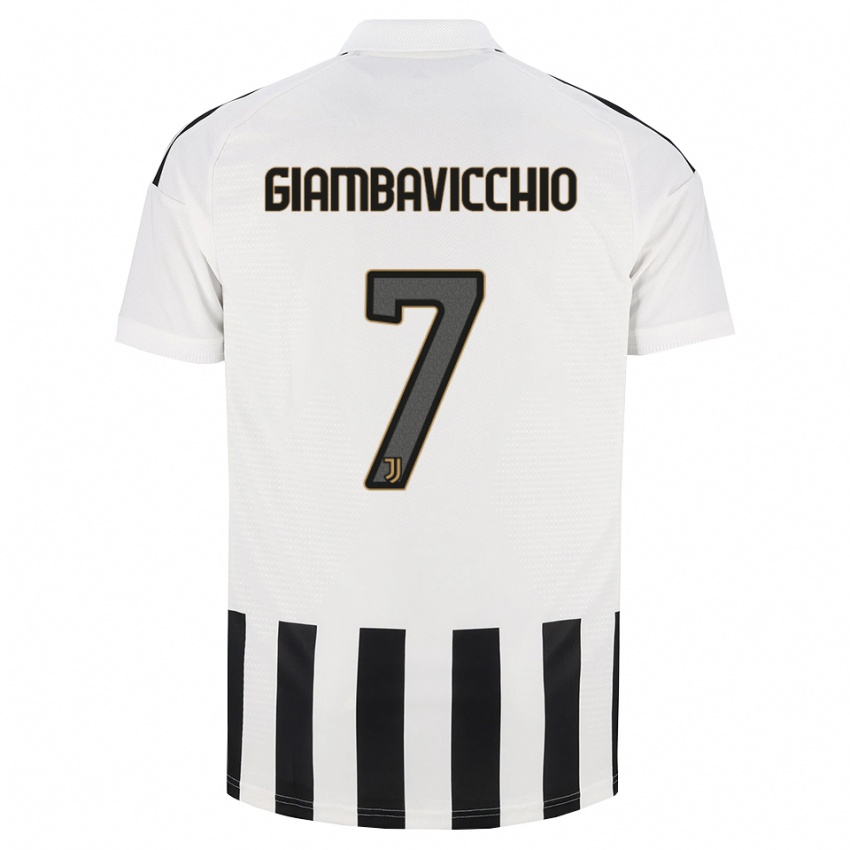 נשים Franco Giambavicchio #7 שחור לבן חום ג'רזי ביתית 2026/27 חולצה קצרה