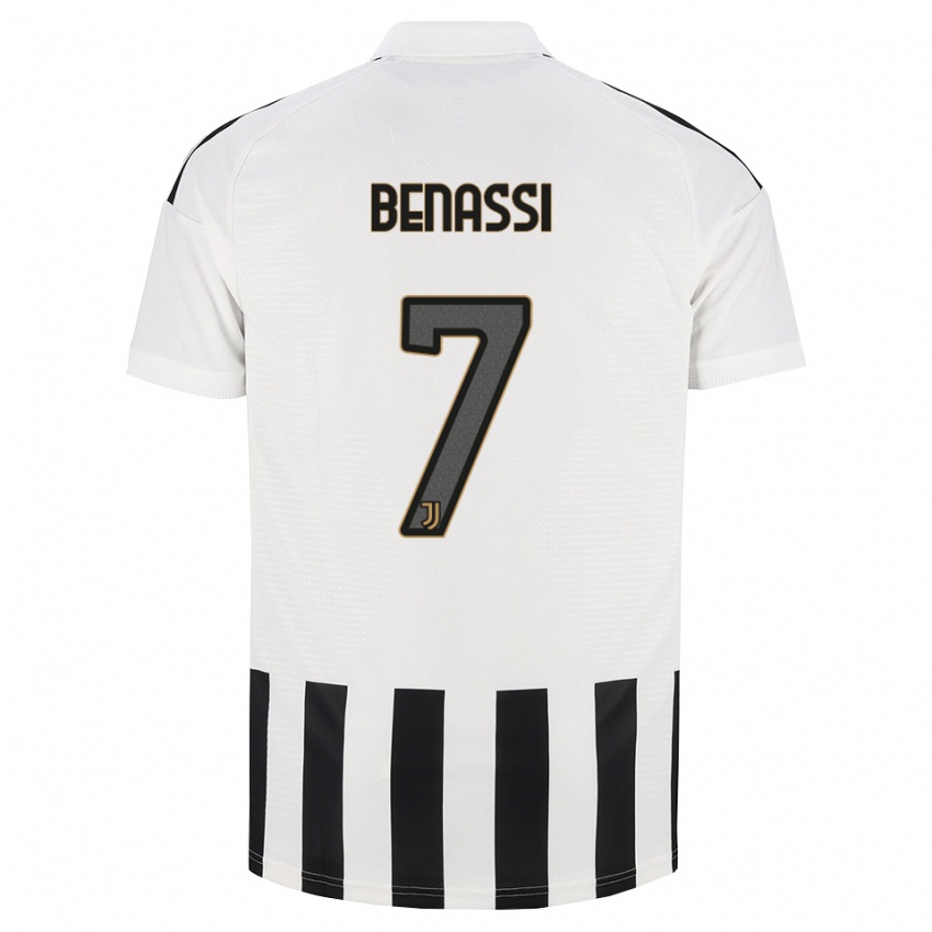 נשים Federico Benassi #7 שחור לבן חום ג'רזי ביתית 2026/27 חולצה קצרה