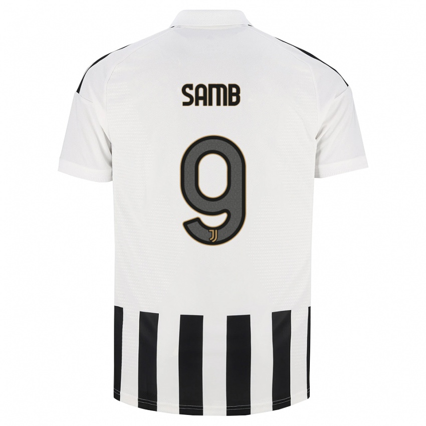 נשים Demba Samb #9 שחור לבן חום ג'רזי ביתית 2026/27 חולצה קצרה