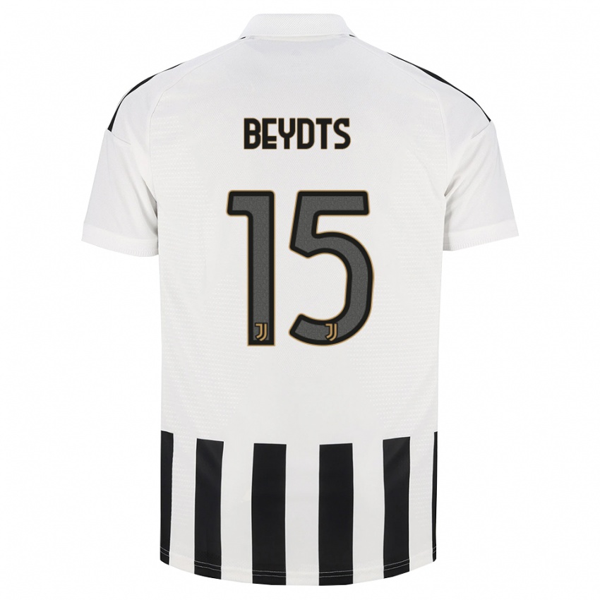 נשים Antoine Beydts #15 שחור לבן חום ג'רזי ביתית 2026/27 חולצה קצרה