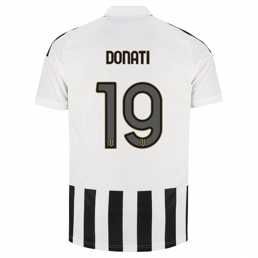 נשים Andrea Donati #19 שחור לבן חום ג'רזי ביתית 2026/27 חולצה קצרה