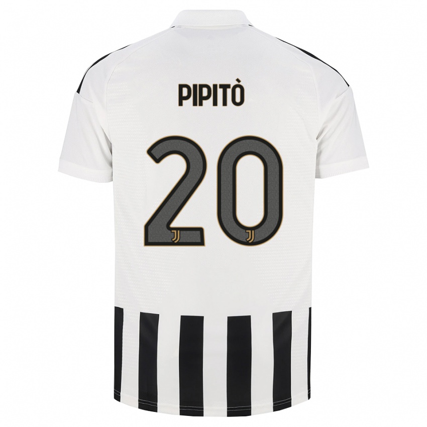 נשים Giuseppe Pipitò #20 שחור לבן חום ג'רזי ביתית 2026/27 חולצה קצרה