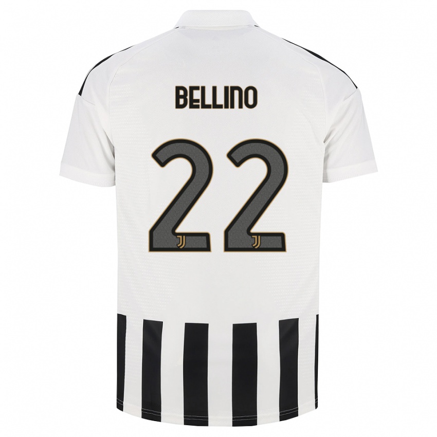 נשים Filippo Bellino #22 שחור לבן חום ג'רזי ביתית 2026/27 חולצה קצרה