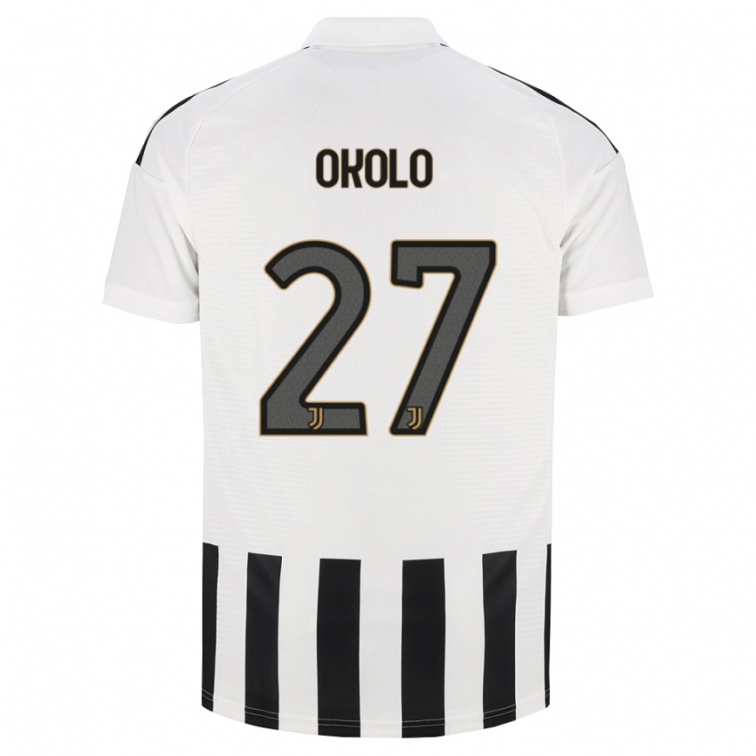 נשים Daniel Okolo #27 שחור לבן חום ג'רזי ביתית 2026/27 חולצה קצרה