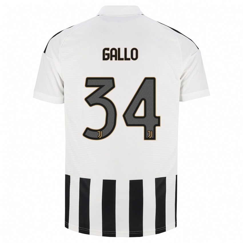 נשים Azzurra Gallo #34 שחור לבן חום ג'רזי ביתית 2026/27 חולצה קצרה