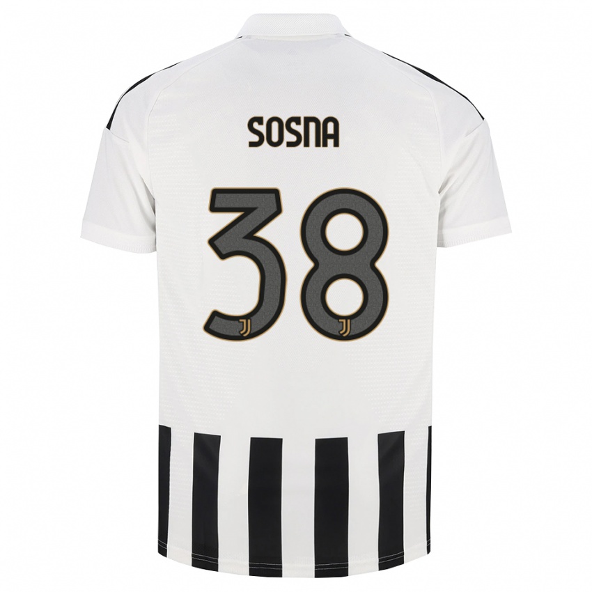 נשים Adam Sosna #38 שחור לבן חום ג'רזי ביתית 2026/27 חולצה קצרה