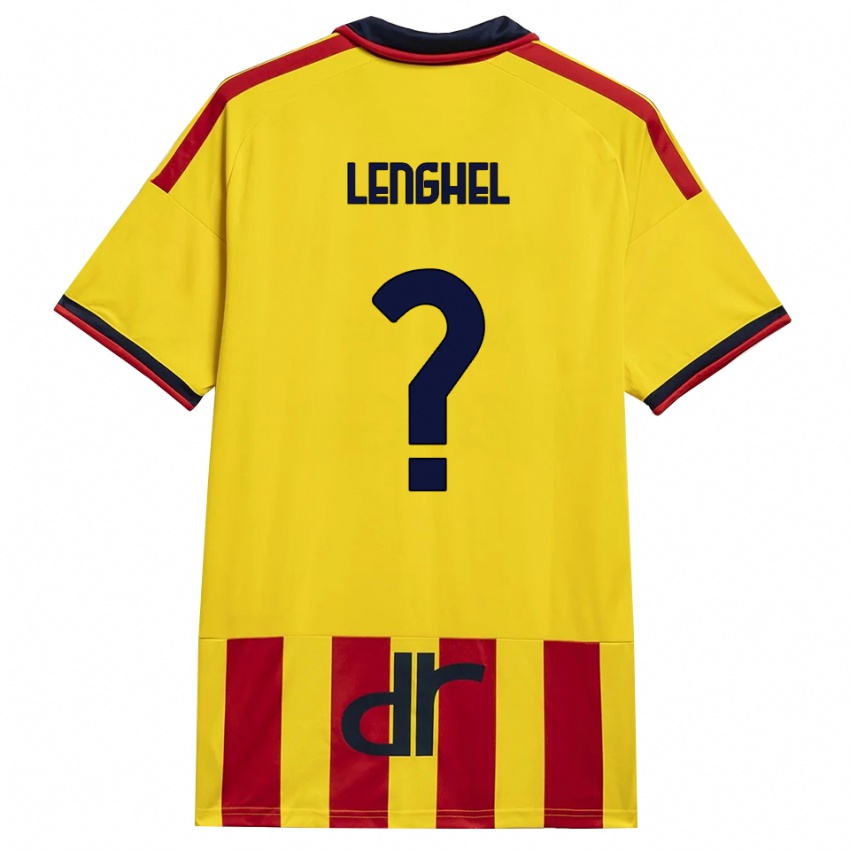 נשים Edmond Lenghel #0 צהוב אדום ג'רזי ביתית 2026/27 חולצה קצרה