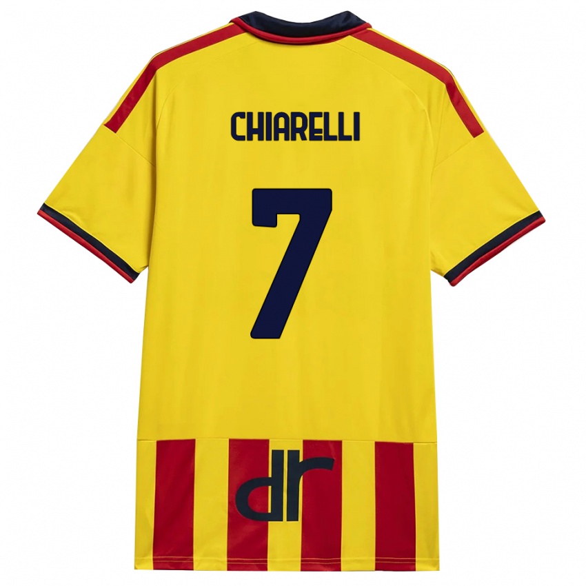 נשים Donato Chiarelli #7 צהוב אדום ג'רזי ביתית 2026/27 חולצה קצרה