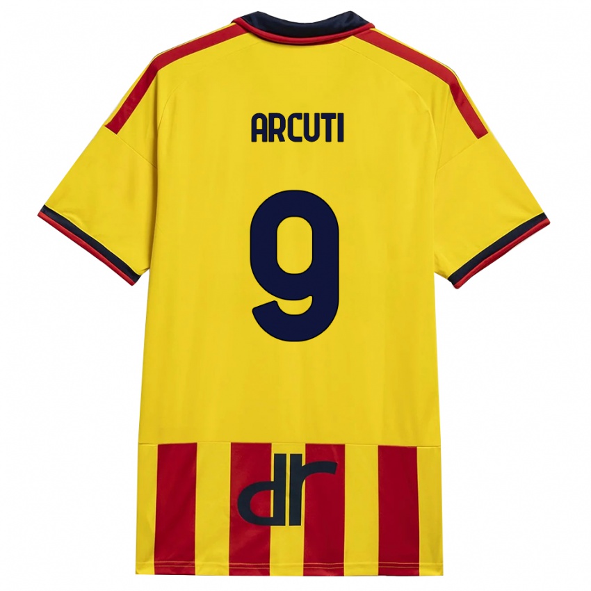 נשים Gabriele Arcuti #9 צהוב אדום ג'רזי ביתית 2026/27 חולצה קצרה