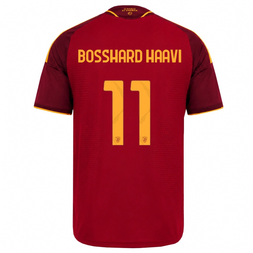 נשים Emilie Bosshard Haavi #11 אדום זהוב צהוב ג'רזי ביתית 2026/27 חולצה קצרה