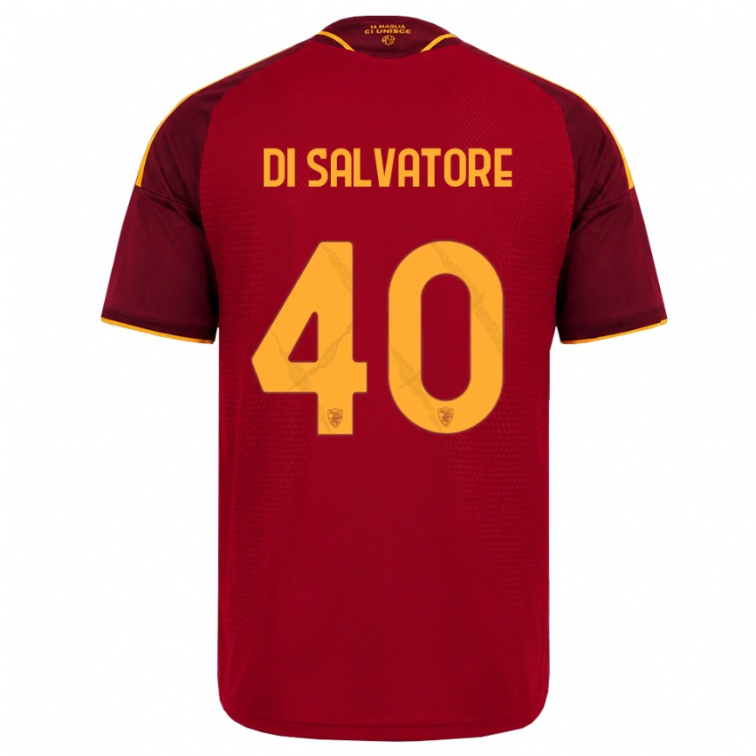 נשים Diego Di Salvatore #40 אדום זהוב צהוב ג'רזי ביתית 2026/27 חולצה קצרה