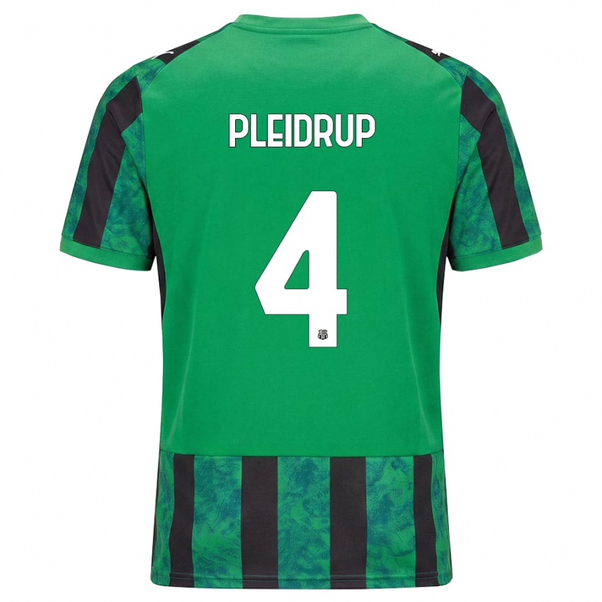 נשים Caroline Pleidrup #4 ירוק שחור לבן ג'רזי ביתית 2026/27 חולצה קצרה