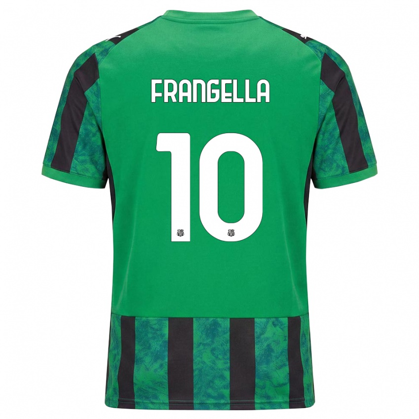 נשים Christian Frangella #10 ירוק שחור לבן ג'רזי ביתית 2026/27 חולצה קצרה