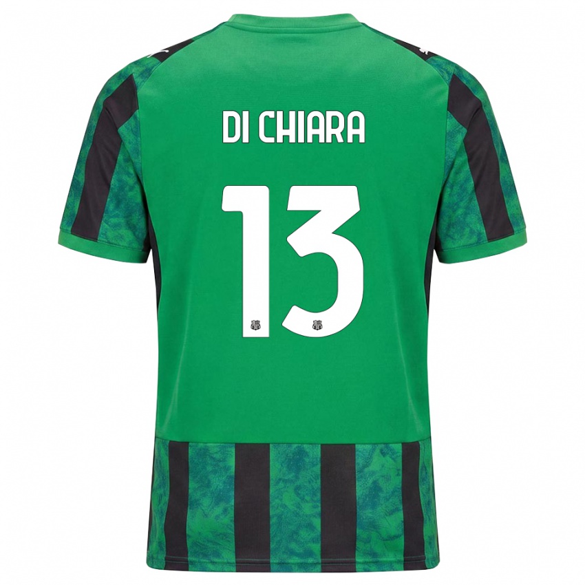 נשים Crescenzo Di Chiara #13 ירוק שחור לבן ג'רזי ביתית 2026/27 חולצה קצרה