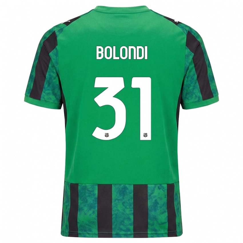 נשים Francesco Bolondi #31 ירוק שחור לבן ג'רזי ביתית 2026/27 חולצה קצרה
