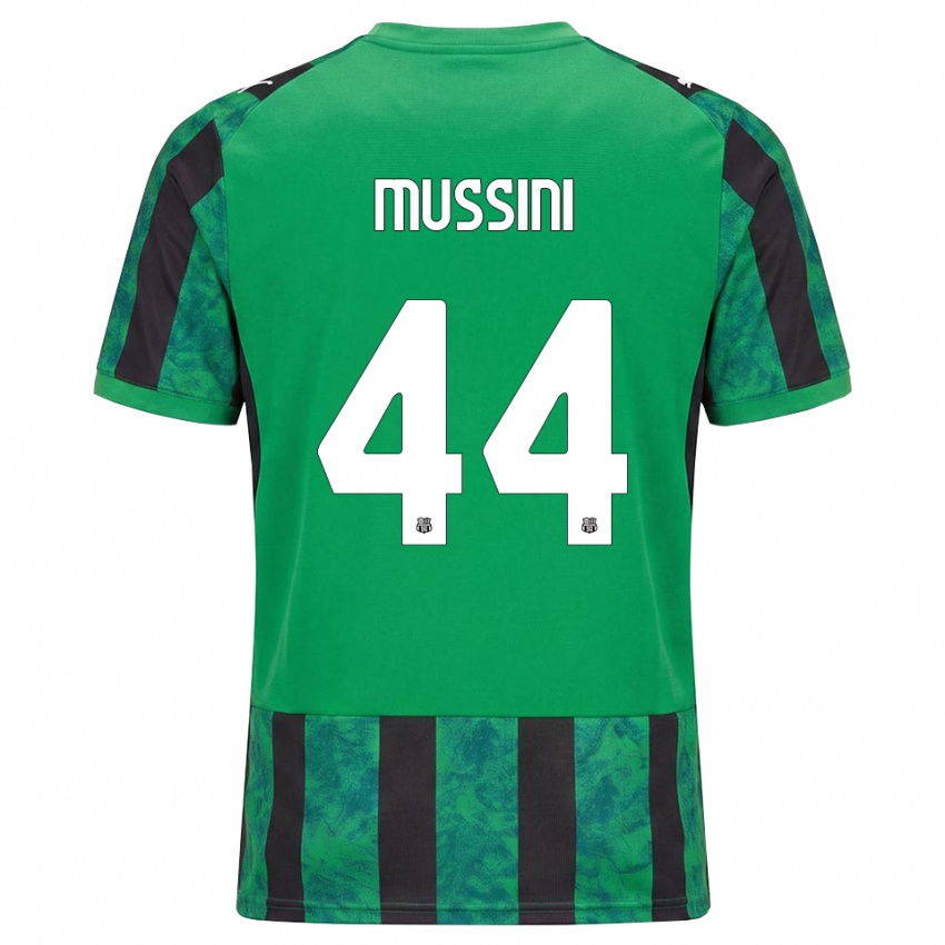 נשים Andrea Mussini #44 ירוק שחור לבן ג'רזי ביתית 2026/27 חולצה קצרה
