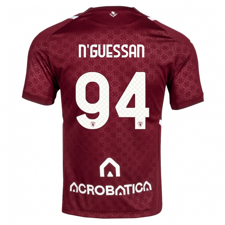 נשים אנג' קאומנאן נ'גוסן #94 בורדו לבן ג'רזי ביתית 2026/27 חולצה קצרה
