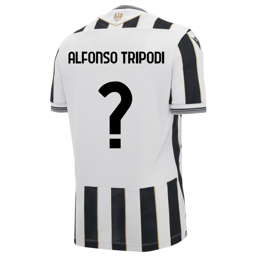 נשים Leonardo Alfonso Tripodi #0 שחור לבן ורוד ג'רזי ביתית 2026/27 חולצה קצרה