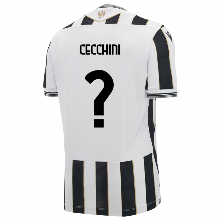 נשים Giorgio Cecchini #0 שחור לבן ורוד ג'רזי ביתית 2026/27 חולצה קצרה