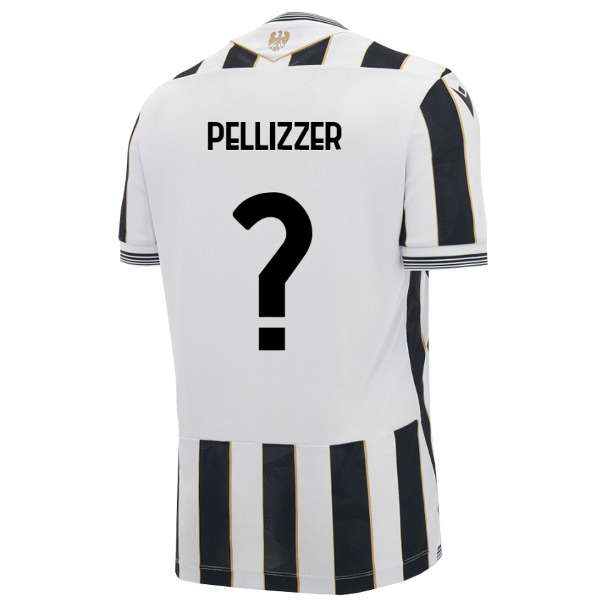 נשים Gabriele Pellizzer #0 שחור לבן ורוד ג'רזי ביתית 2026/27 חולצה קצרה
