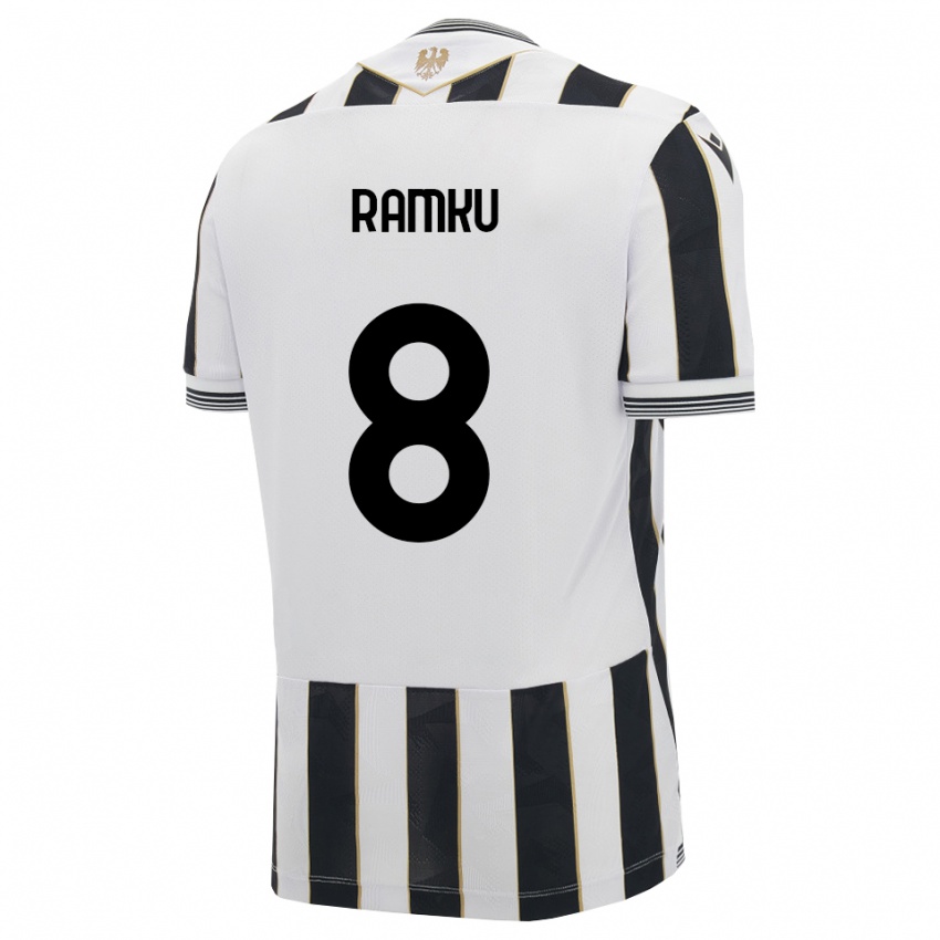 נשים Alex Ramku #8 שחור לבן ורוד ג'רזי ביתית 2026/27 חולצה קצרה