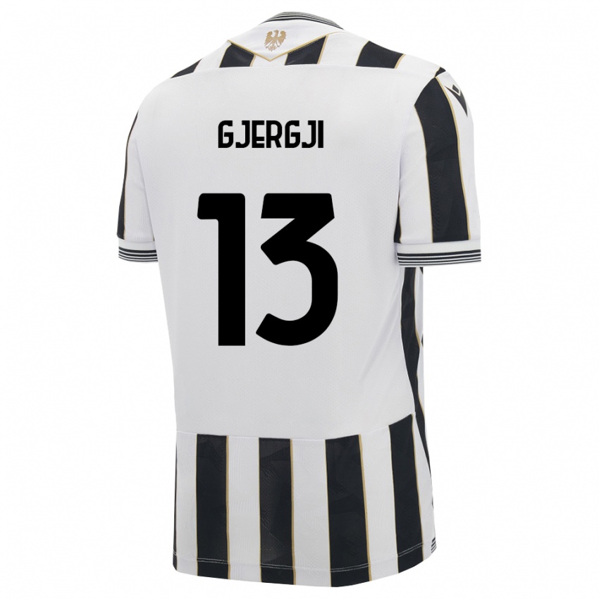 נשים Alessio Gjergji #13 שחור לבן ורוד ג'רזי ביתית 2026/27 חולצה קצרה נשים Alessio Gjergji #13 שחור לבן ורוד ג'רזי ביתית 2026/27 חולצה קצרה