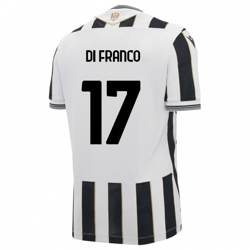 נשים Giovanni Di Franco #17 שחור לבן ורוד ג'רזי ביתית 2026/27 חולצה קצרה