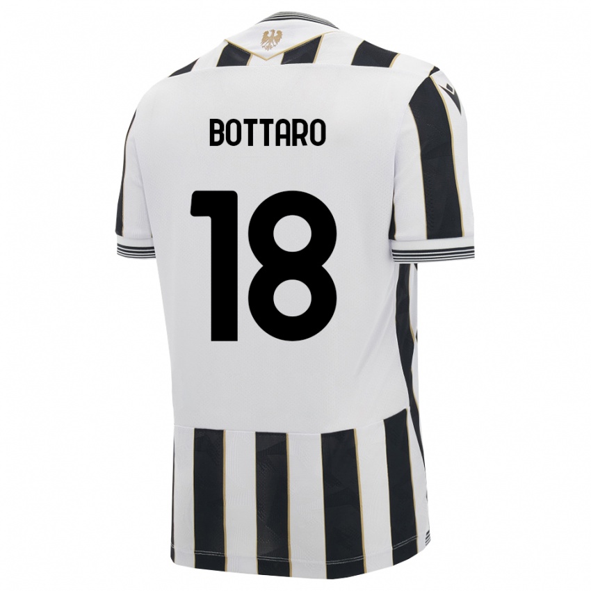 נשים Leonardo Bottaro #18 שחור לבן ורוד ג'רזי ביתית 2026/27 חולצה קצרה