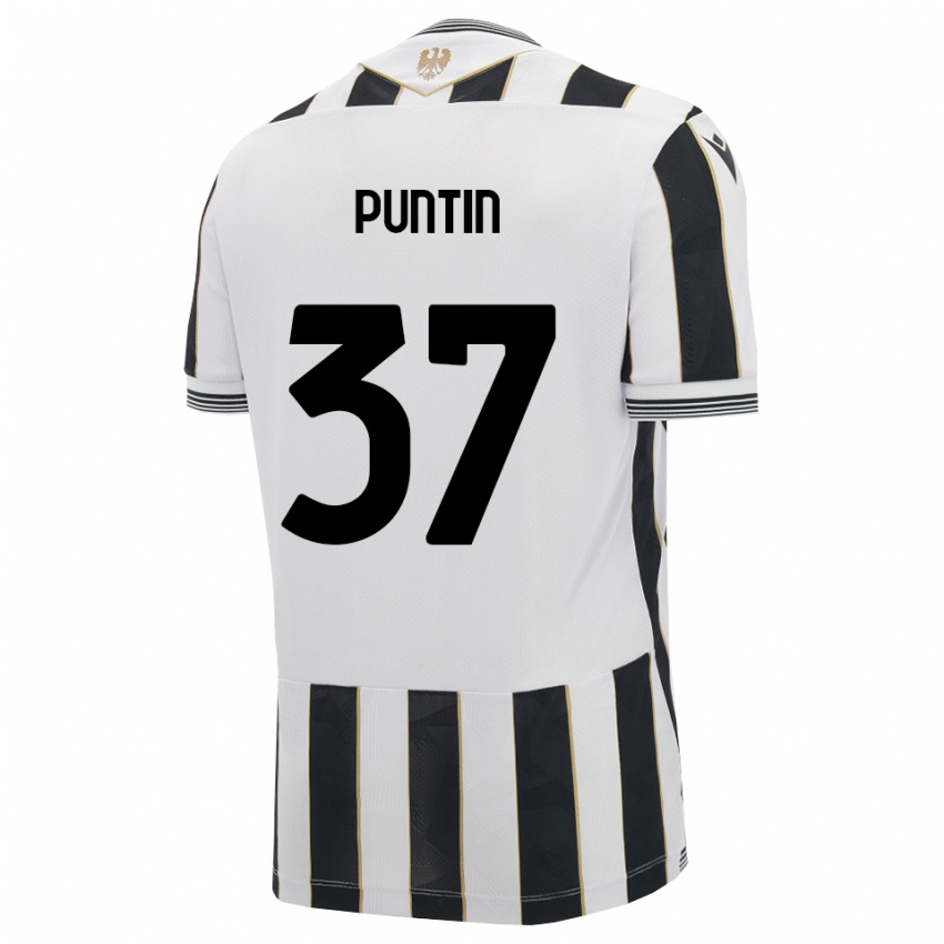 נשים Eric Puntin #37 שחור לבן ורוד ג'רזי ביתית 2026/27 חולצה קצרה