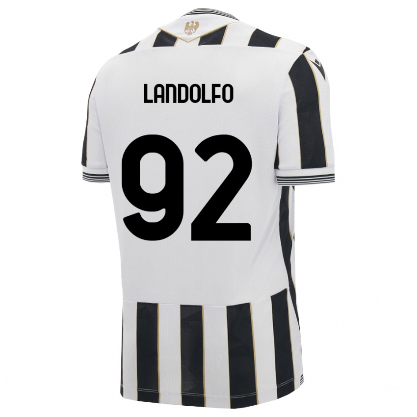 נשים Tommaso Landolfo #92 שחור לבן ורוד ג'רזי ביתית 2026/27 חולצה קצרה