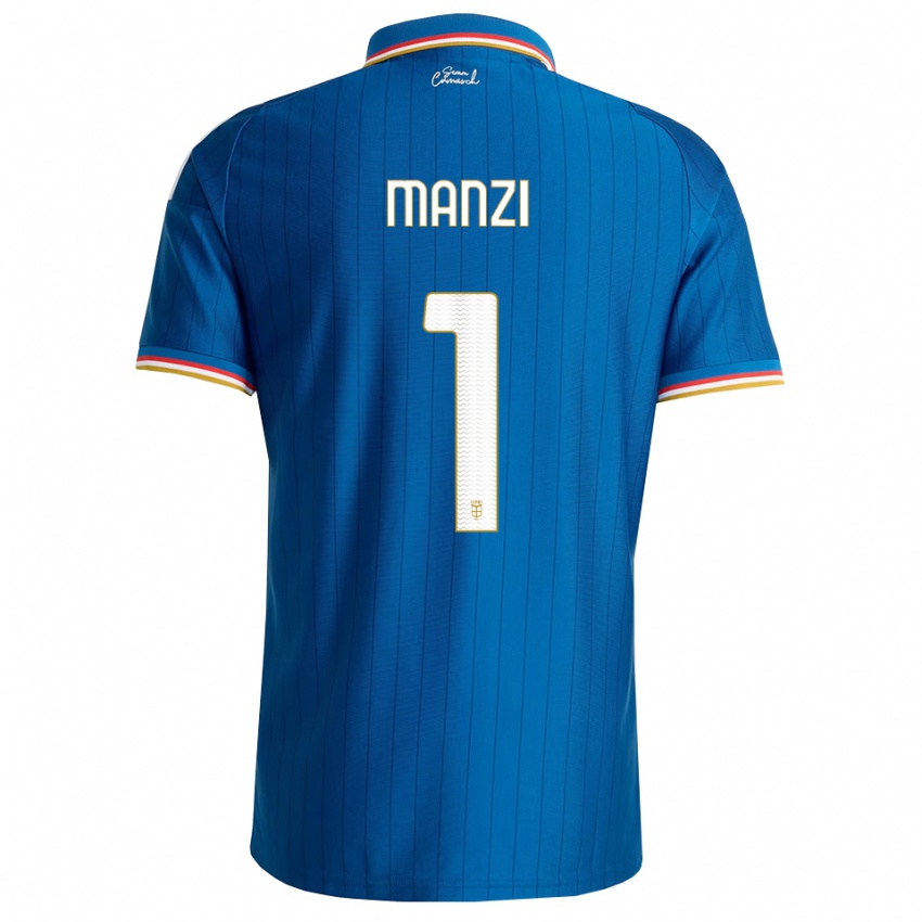 נשים Federico Manzi #1 כחול לבן אדום ג'רזי ביתית 2026/27 חולצה קצרה
