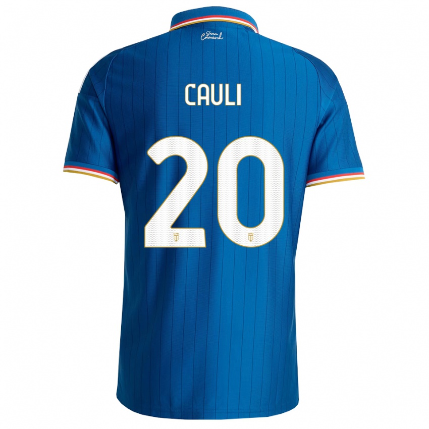 נשים Achille Cauli #20 כחול לבן אדום ג'רזי ביתית 2026/27 חולצה קצרה