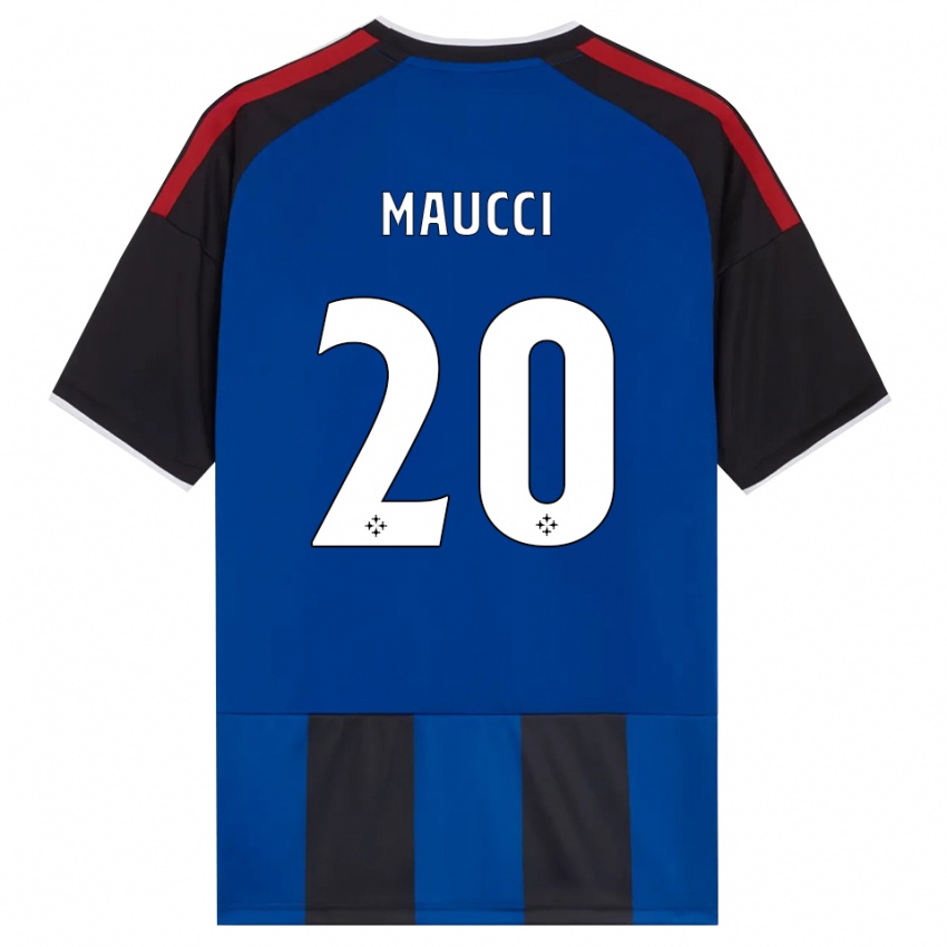 נשים Giacomo Maucci #20 כחול שחור אדום לבן ג'רזי ביתית 2026/27 חולצה קצרה