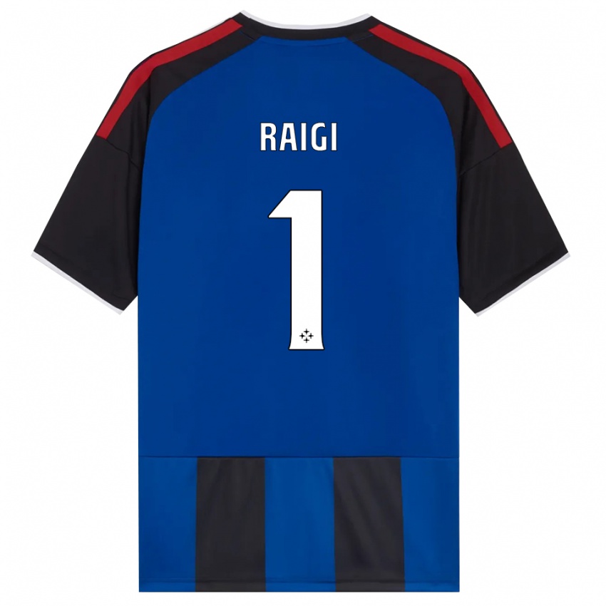 נשים Francesco Raigi #1 כחול שחור אדום לבן ג'רזי ביתית 2026/27 חולצה קצרה