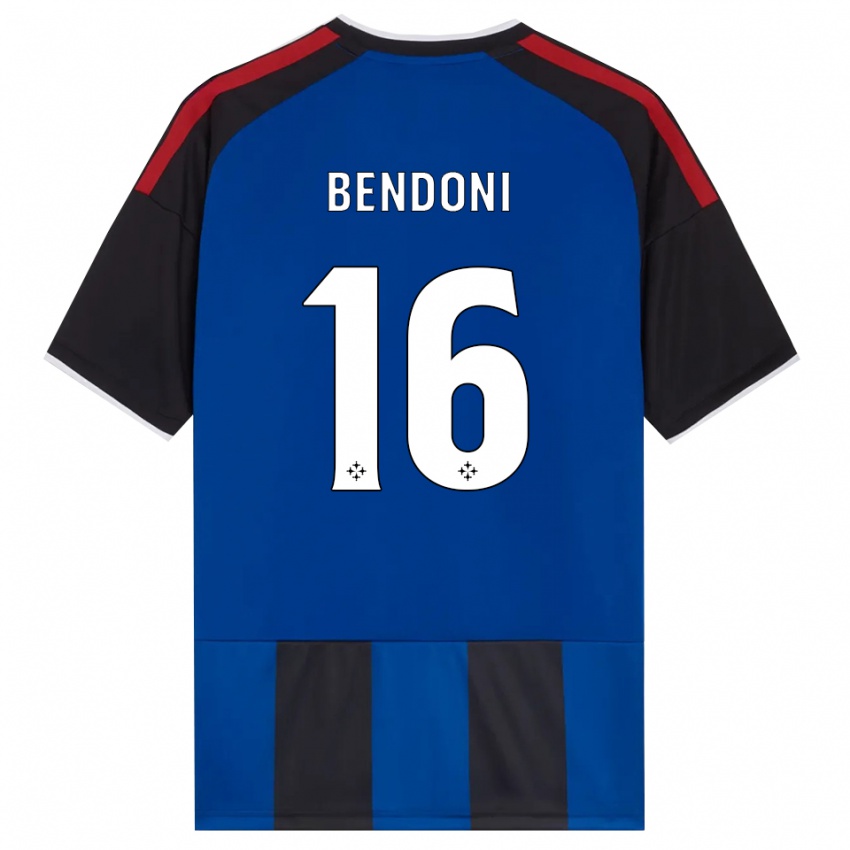 נשים Marco Bendoni #16 כחול שחור אדום לבן ג'רזי ביתית 2026/27 חולצה קצרה
