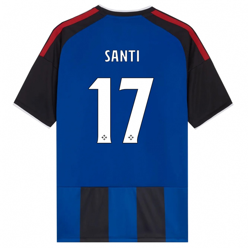 נשים Edoardo Santi #17 כחול שחור אדום לבן ג'רזי ביתית 2026/27 חולצה קצרה