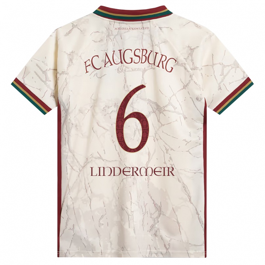 נשים Dominik Lindermeir #6 ירוק אורז לבן בורדו ג'רזי ביתית 2026/27 חולצה קצרה
