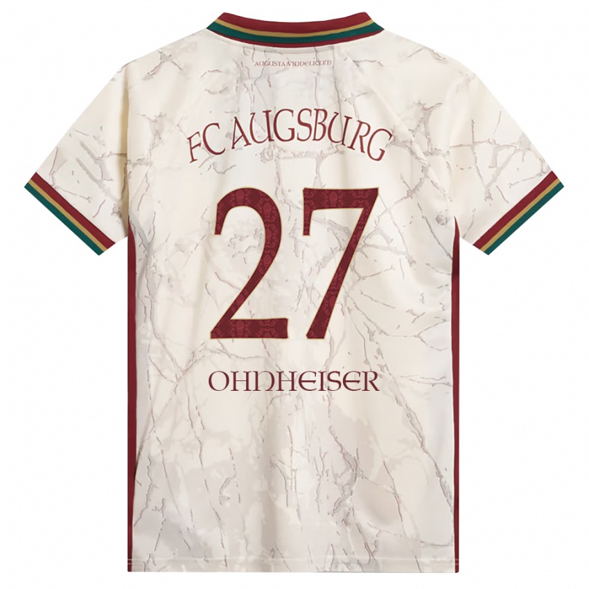 נשים Nico Ohnheiser #27 ירוק אורז לבן בורדו ג'רזי ביתית 2026/27 חולצה קצרה
